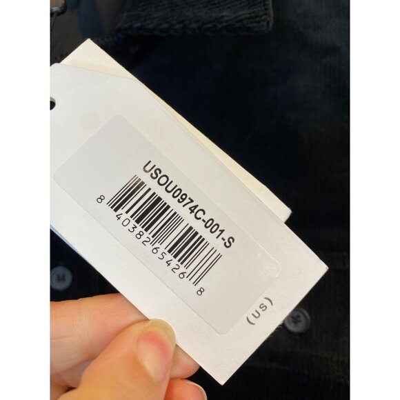 Universal Standard Corduroy Greenwich Jacket Shacket Black Size Small US 14-16 - Picture 6 of 8